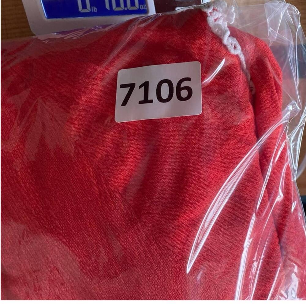 Indigo Soul Medium 100% Rayon Dress Scoop Neck Red - Picture 7 of 7
